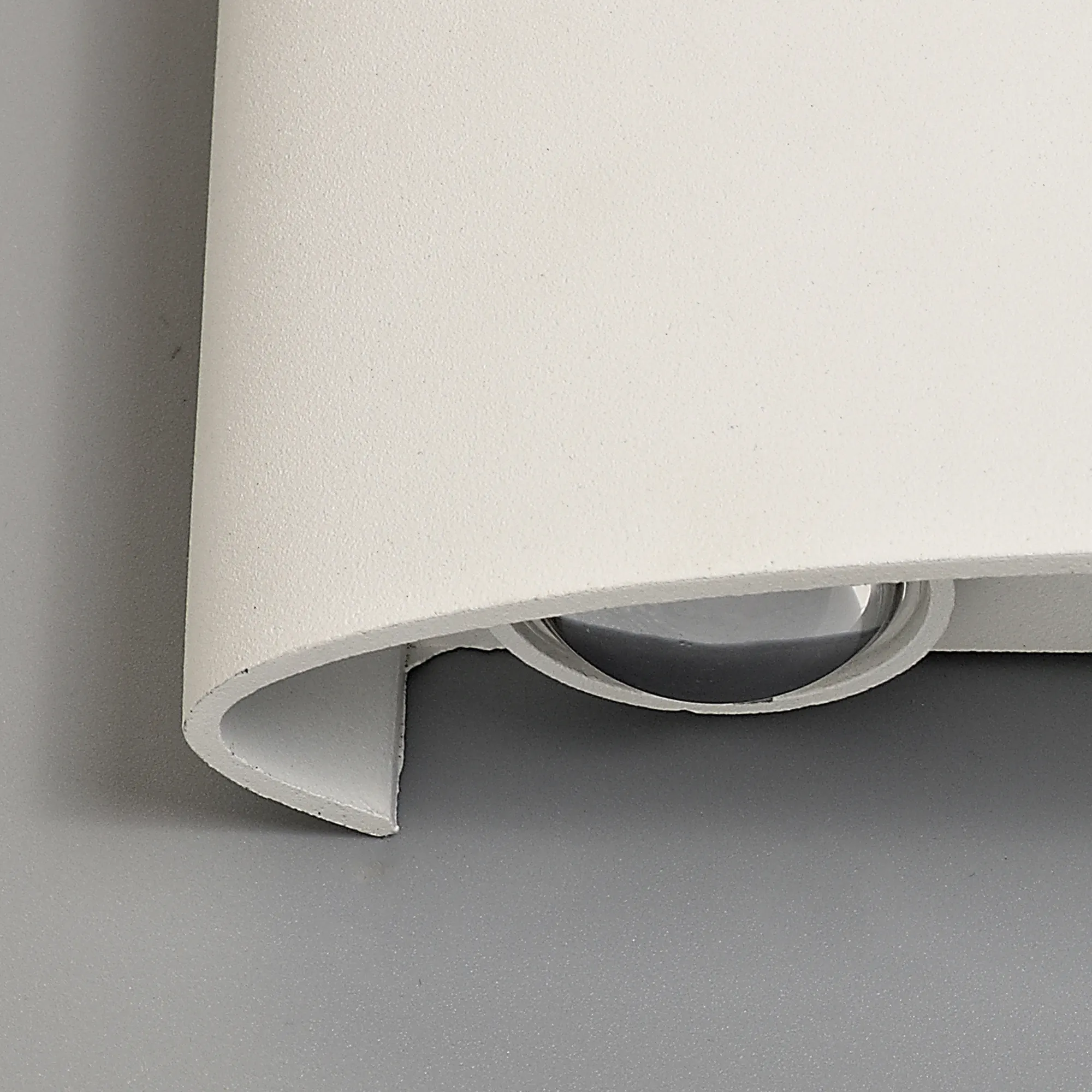 Leoni Wall Light 6W LED IP54 Sand White D0450  Deco Leoni